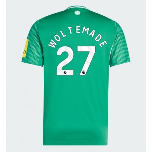 Newcastle United Nick Woltemade #27 Jalkapallovaatteet Vieraspaita 2025-26 Lyhythihainen